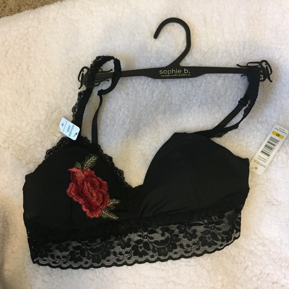 sophie b. Other - 🎀 Sophie B Bra NWT Black Flower